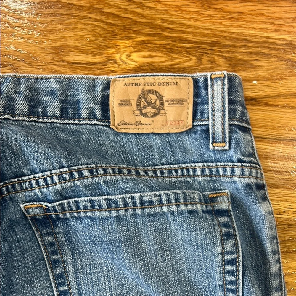 Eddie Bauer Classic Blue Denim Jeans - Picture 3 of 4